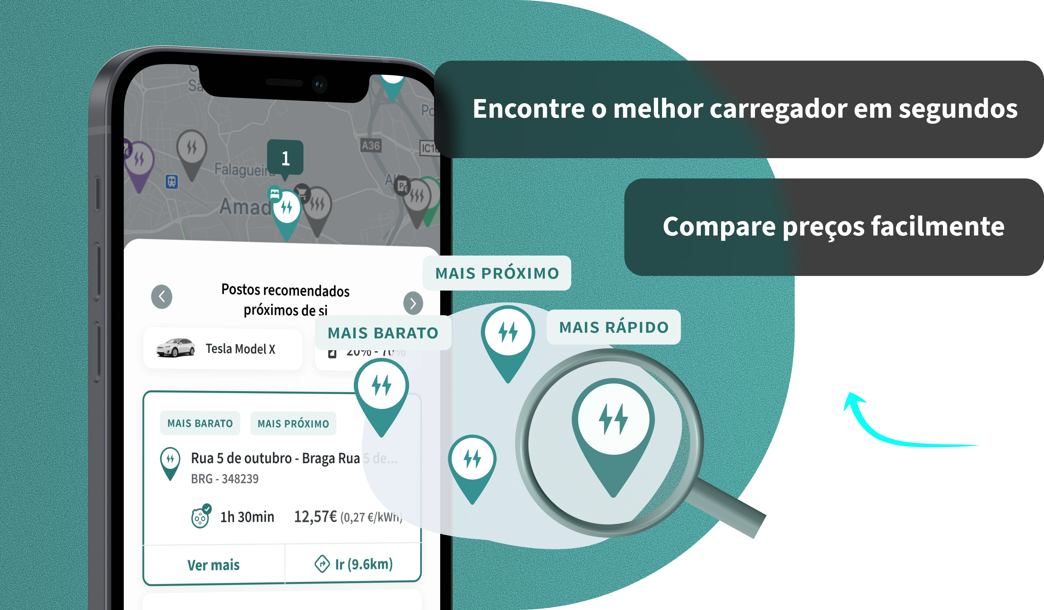 Saiba sempre quando e onde carregar